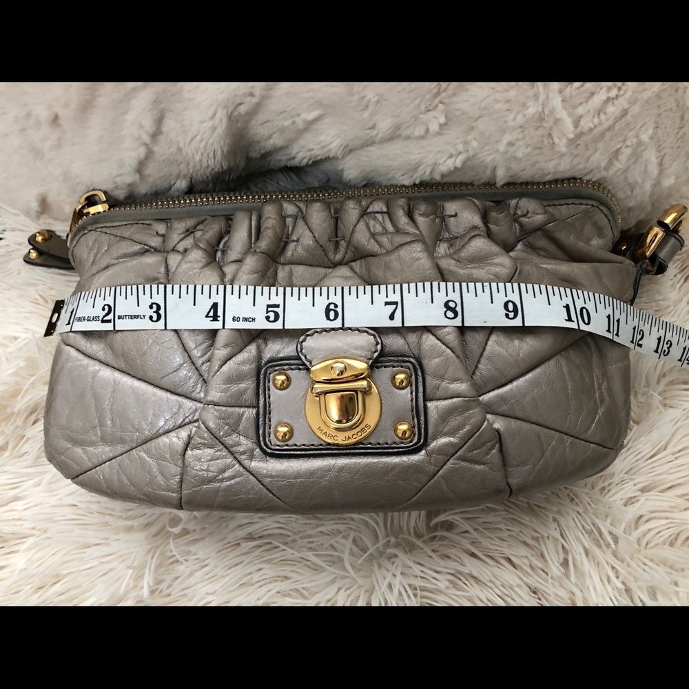 Marc Jacobs Silver Leather Patchwork Camilla Bag - image 5